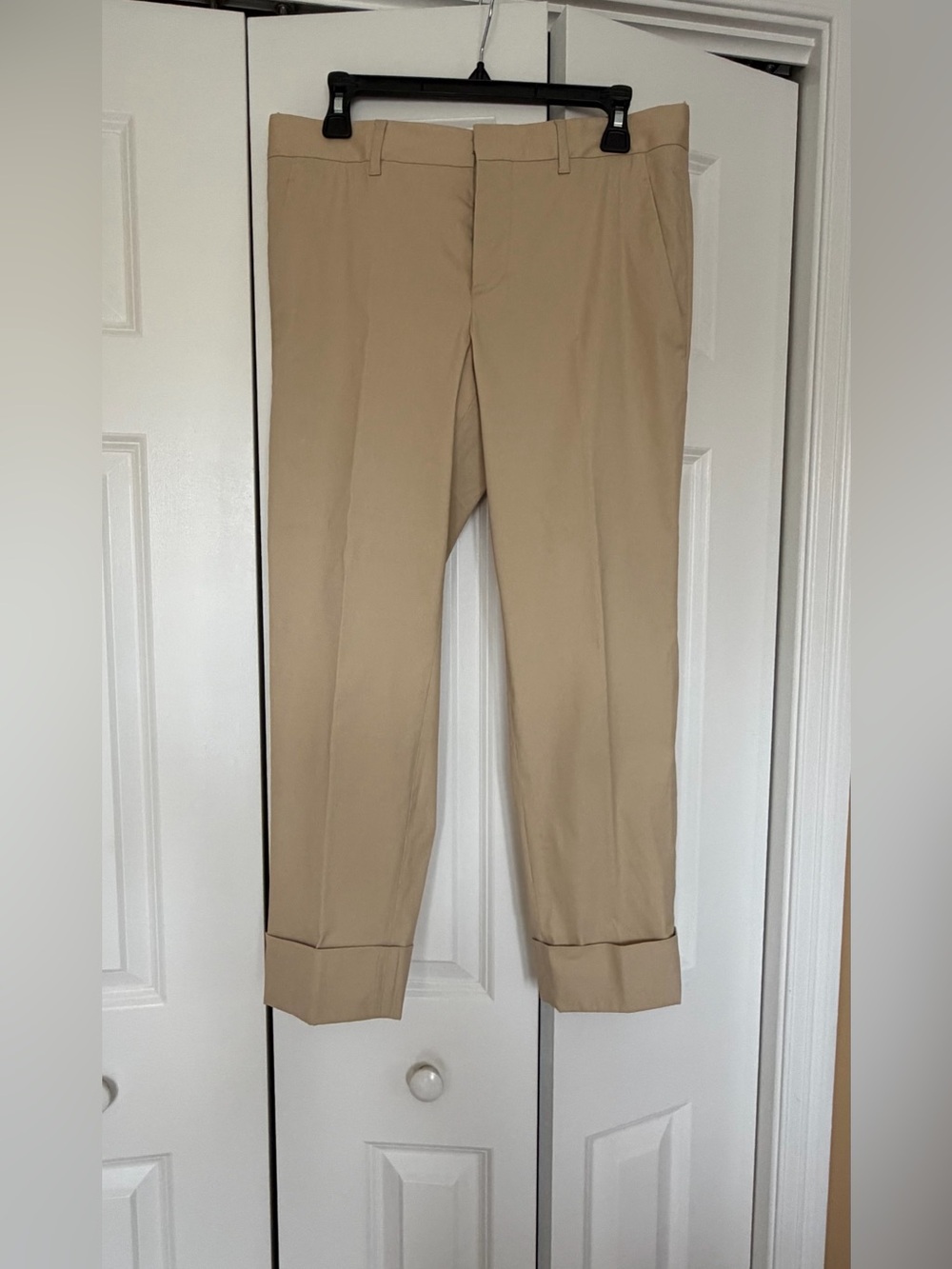 Miu Miu Cropped Tailored Pants - Beige